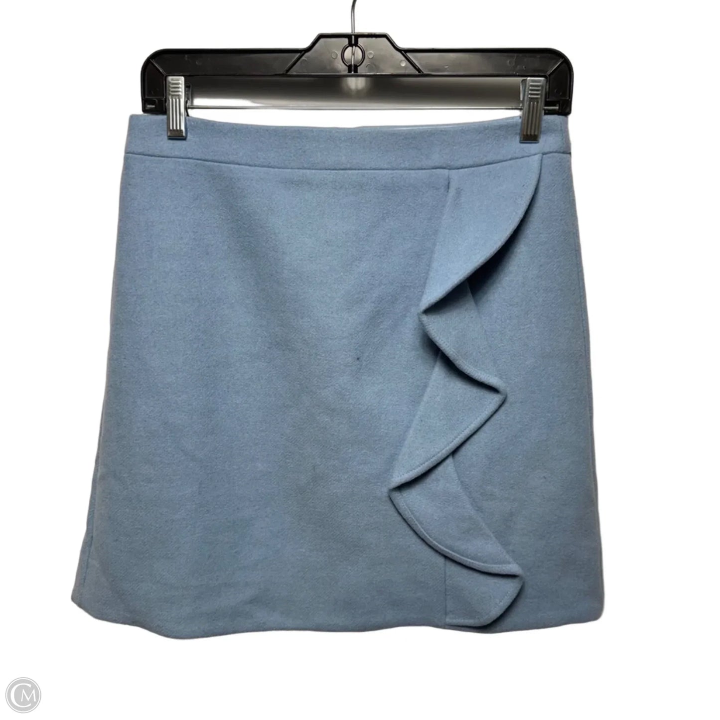 Ruffle Skirt Mini & Short By J. Crew In Blue, Size: 2