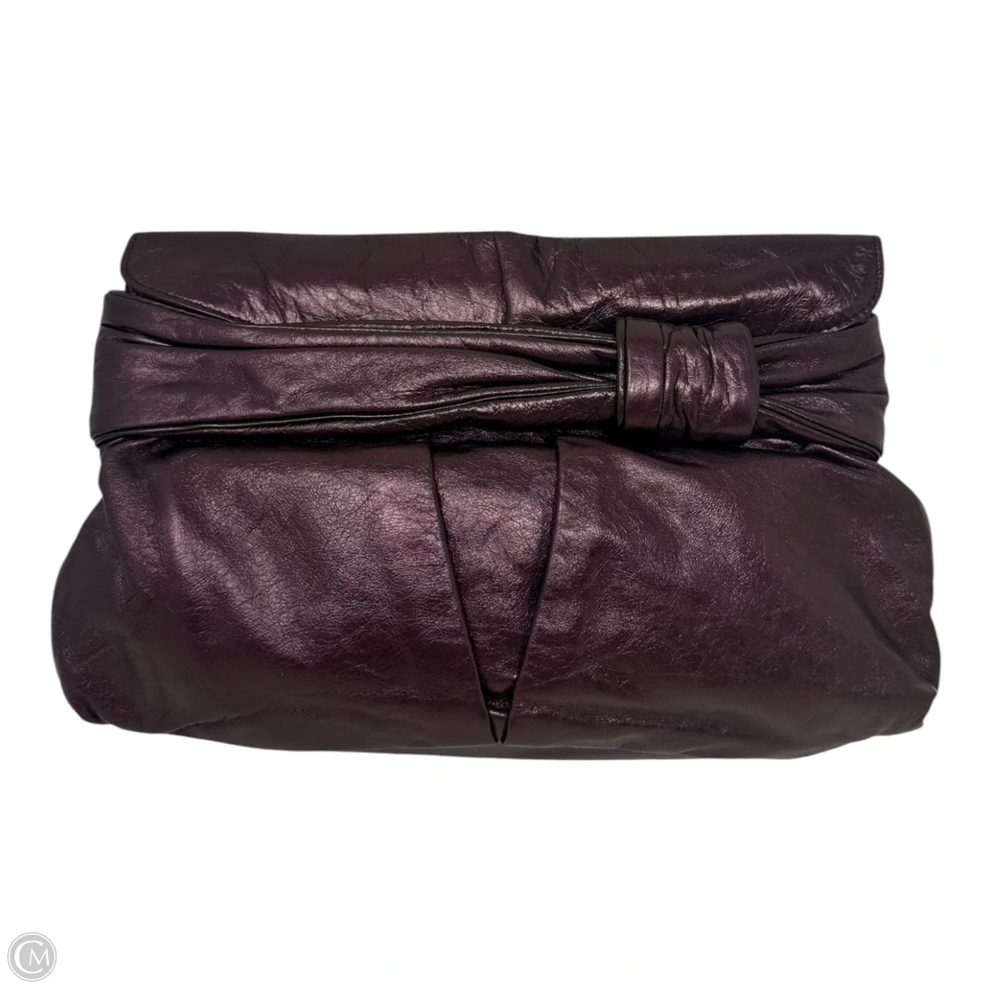 Andie Metallic Leather Clutch By Kooba, Size: Small