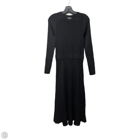 Dress Casual Maxi By Express In Black, Size: L