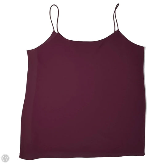 Top Cami By Theory In Maroon, Size: L