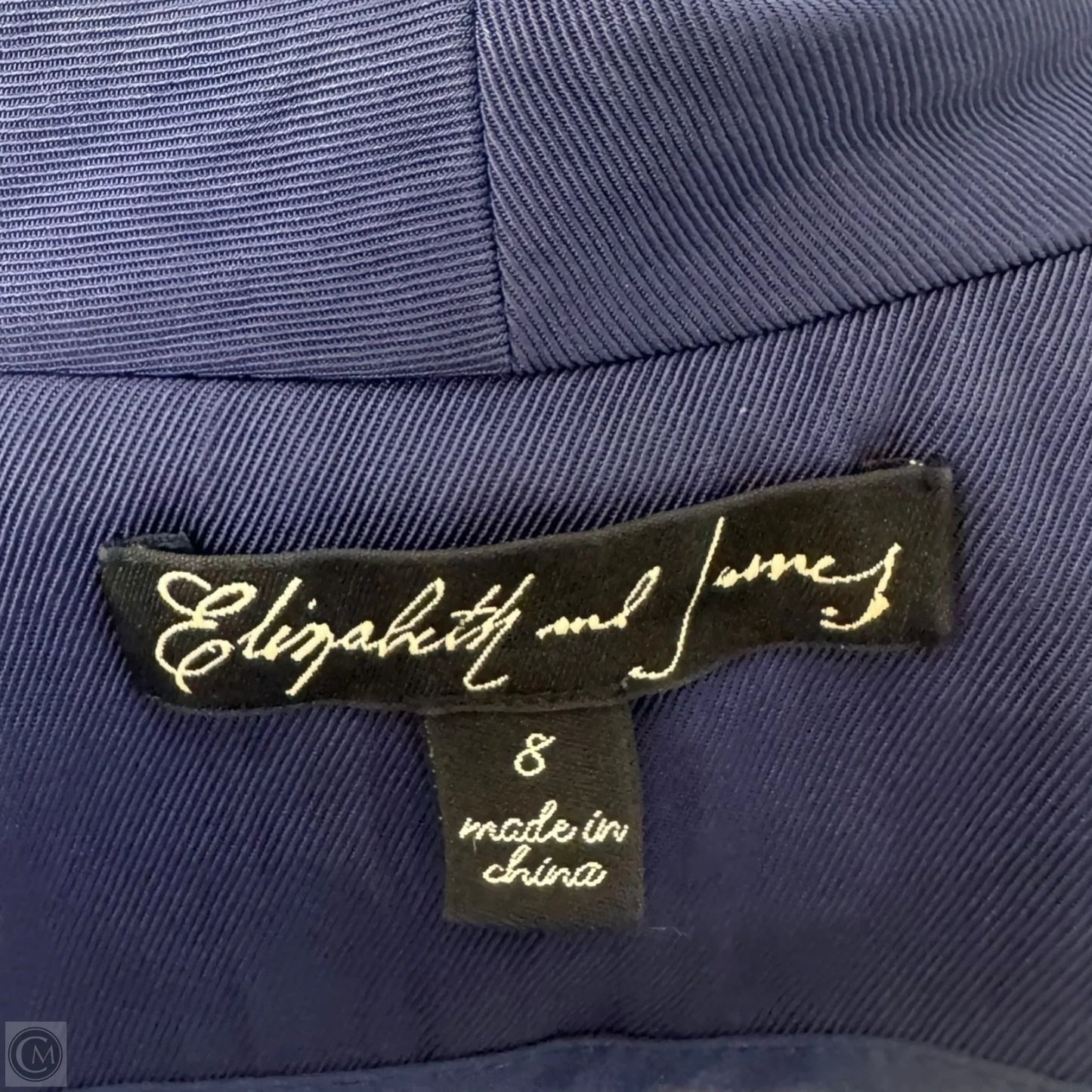 Blazer 3/4 Sleeve By Elizabeth And James In Navy, Size: 8