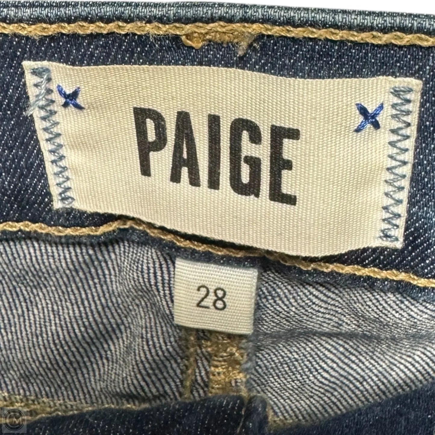 Jeans Skinny By Paige In Blue Denim, Size: 6