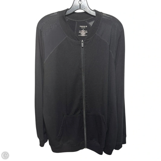 Athletic Jacket By Torrid In Black, Size: 3x