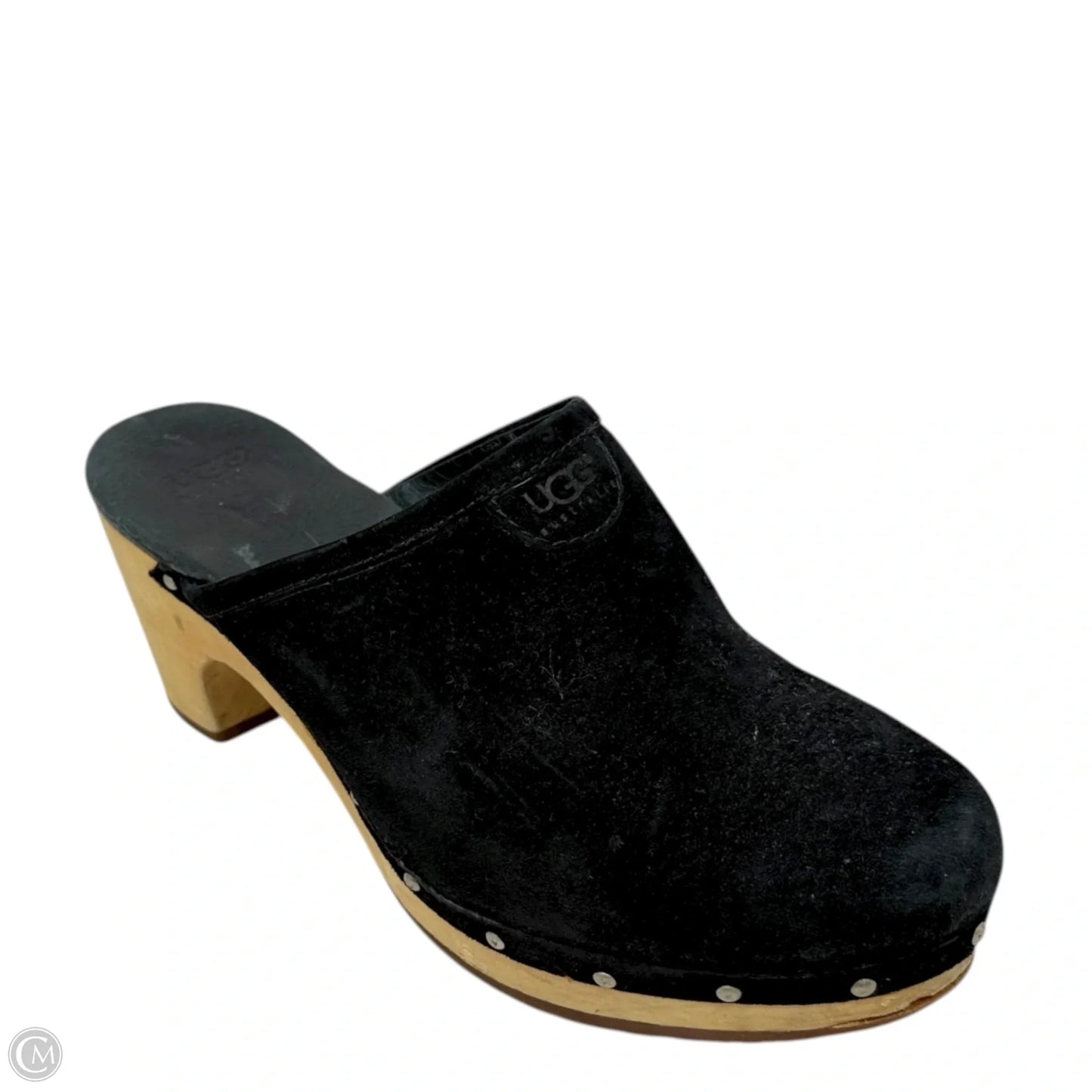 Abbie Winter Clogs Designer By Ugg In Black, Size: 8
