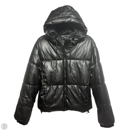 Jacket Puffer & Quilted By Love Tree In Black, Size: M