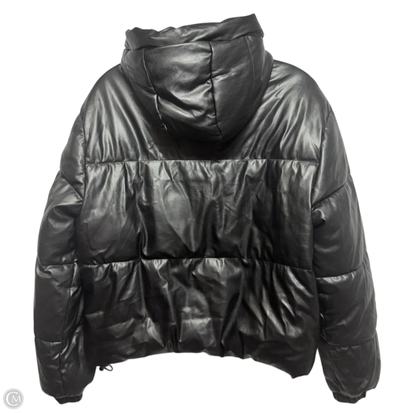 Jacket Puffer & Quilted By Love Tree In Black, Size: M