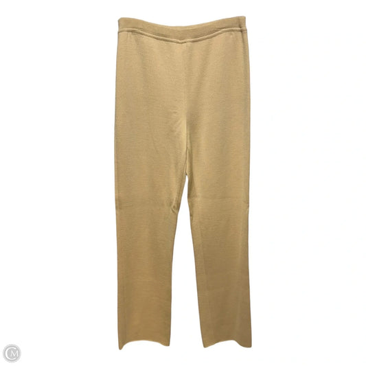 Knit Pants Designer By Escada In Tan, Size: M
