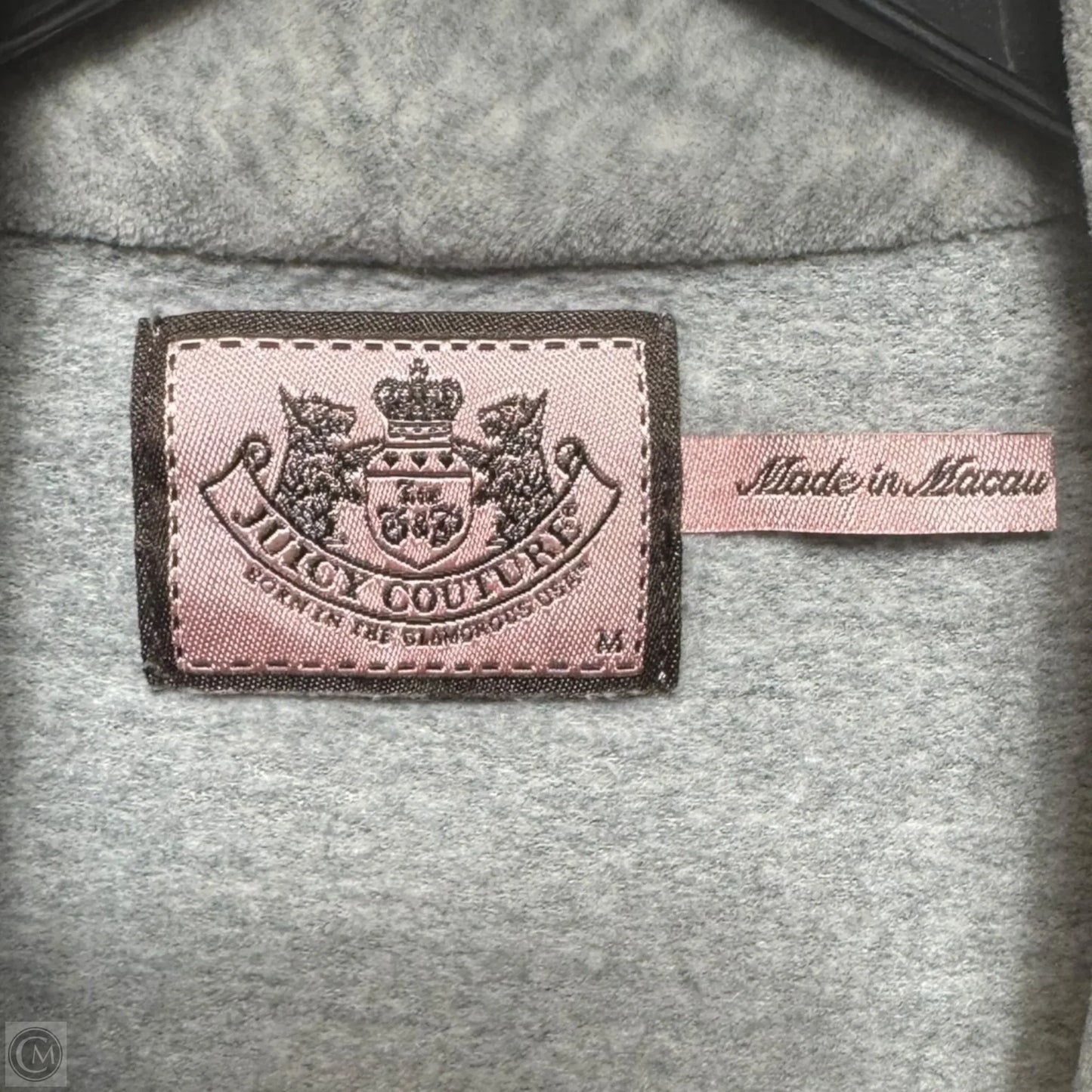 Sweater Cardigan By Juicy Couture In Grey, Size: M