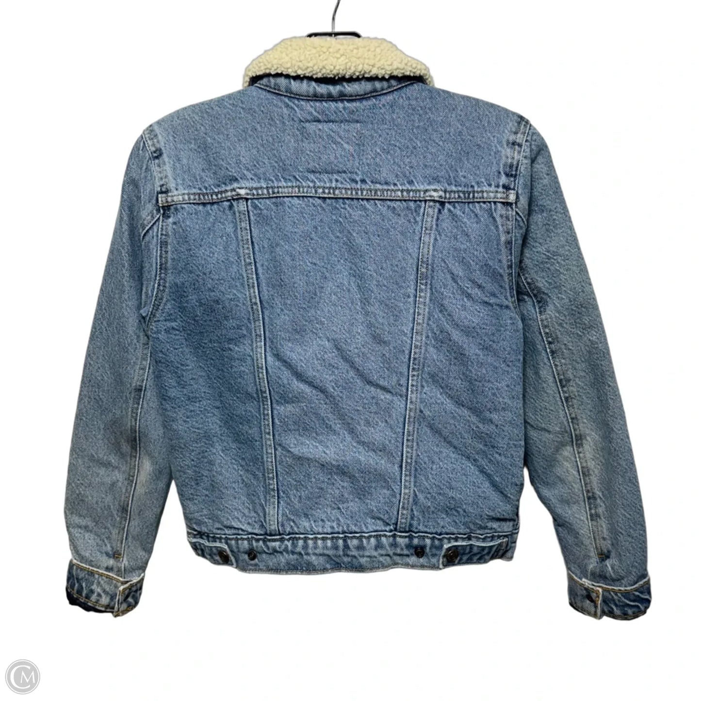 Jacket Denim By Levis In Blue Denim, Size: S