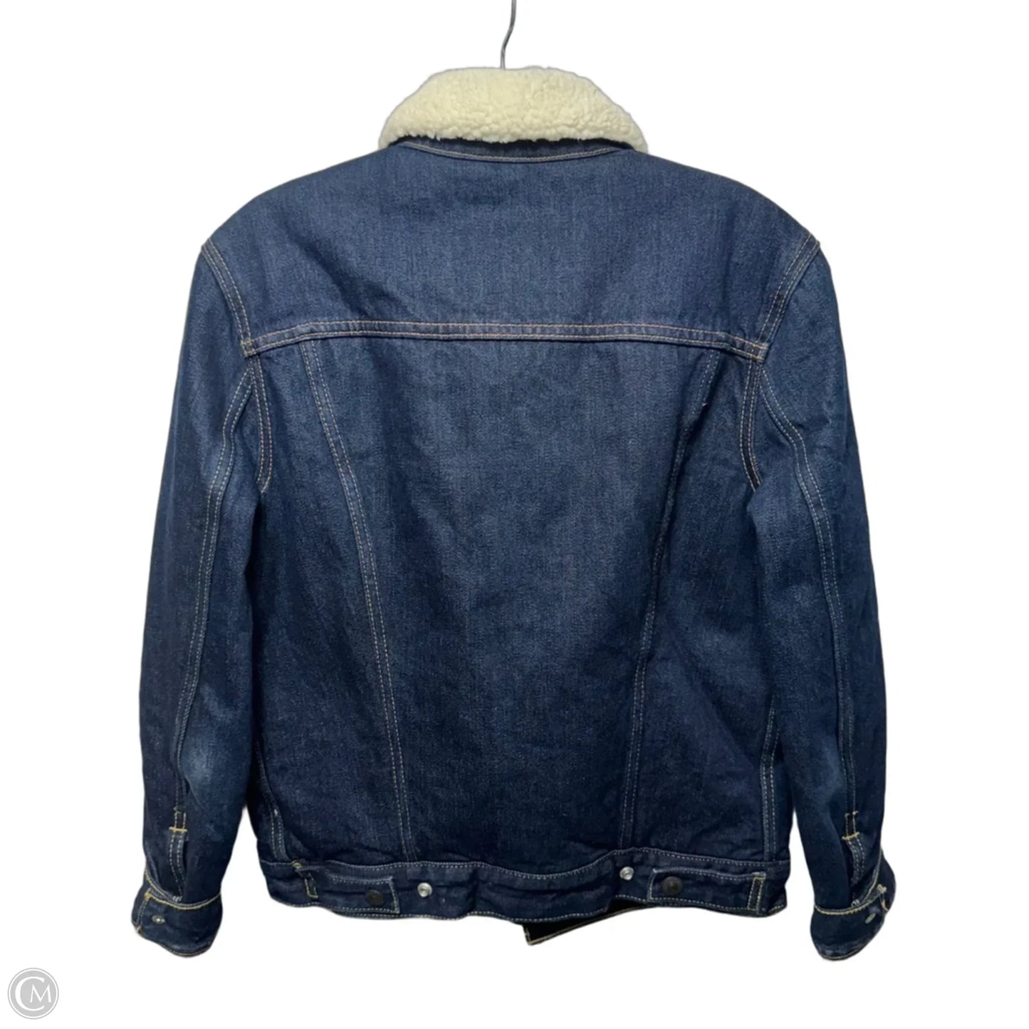 Jacket Denim By Levis In Blue Denim, Size: Xs