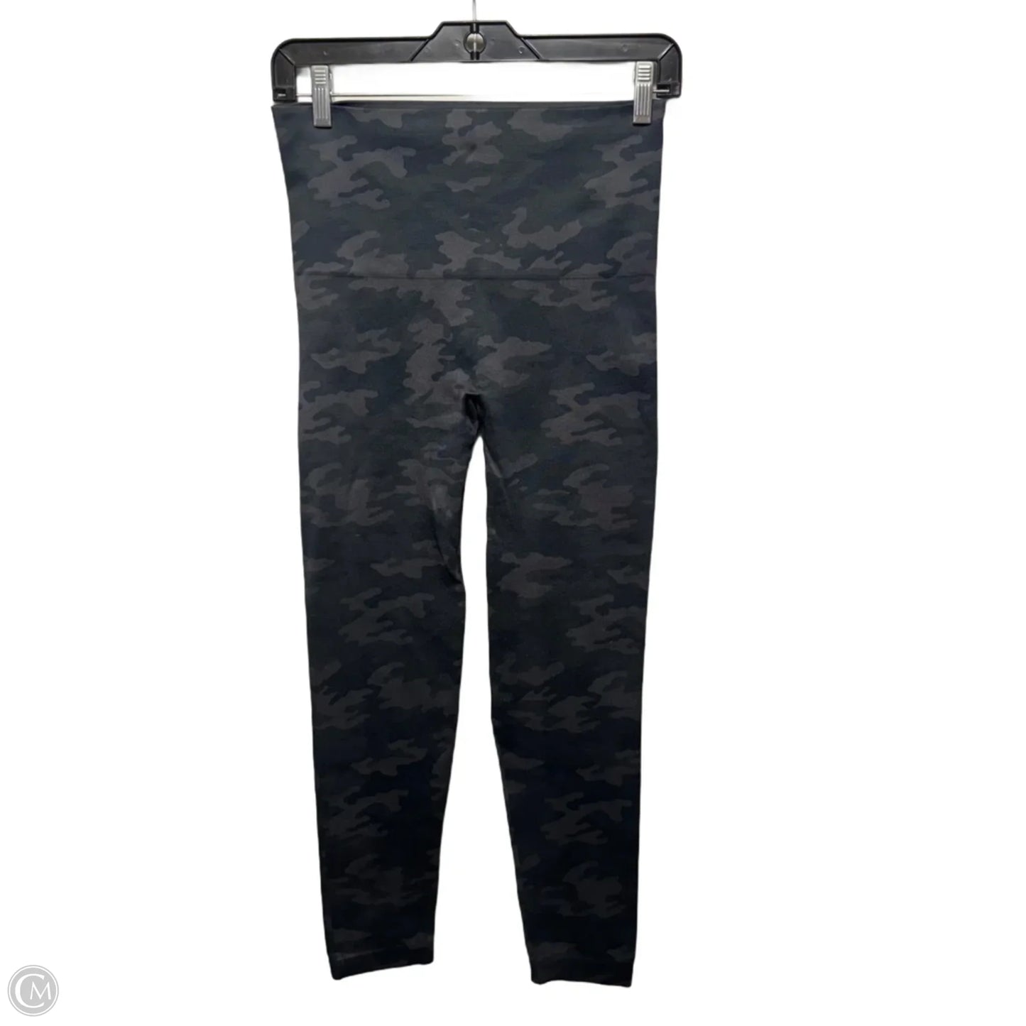Athletic Leggings By Spanx In Camouflage Print, Size: L