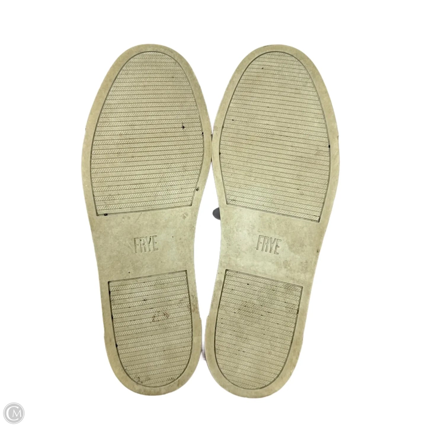 Gemma Cap Toe Suede Slip-On Sneakers Designer By Frye In Orange & Red, Size: 6.5