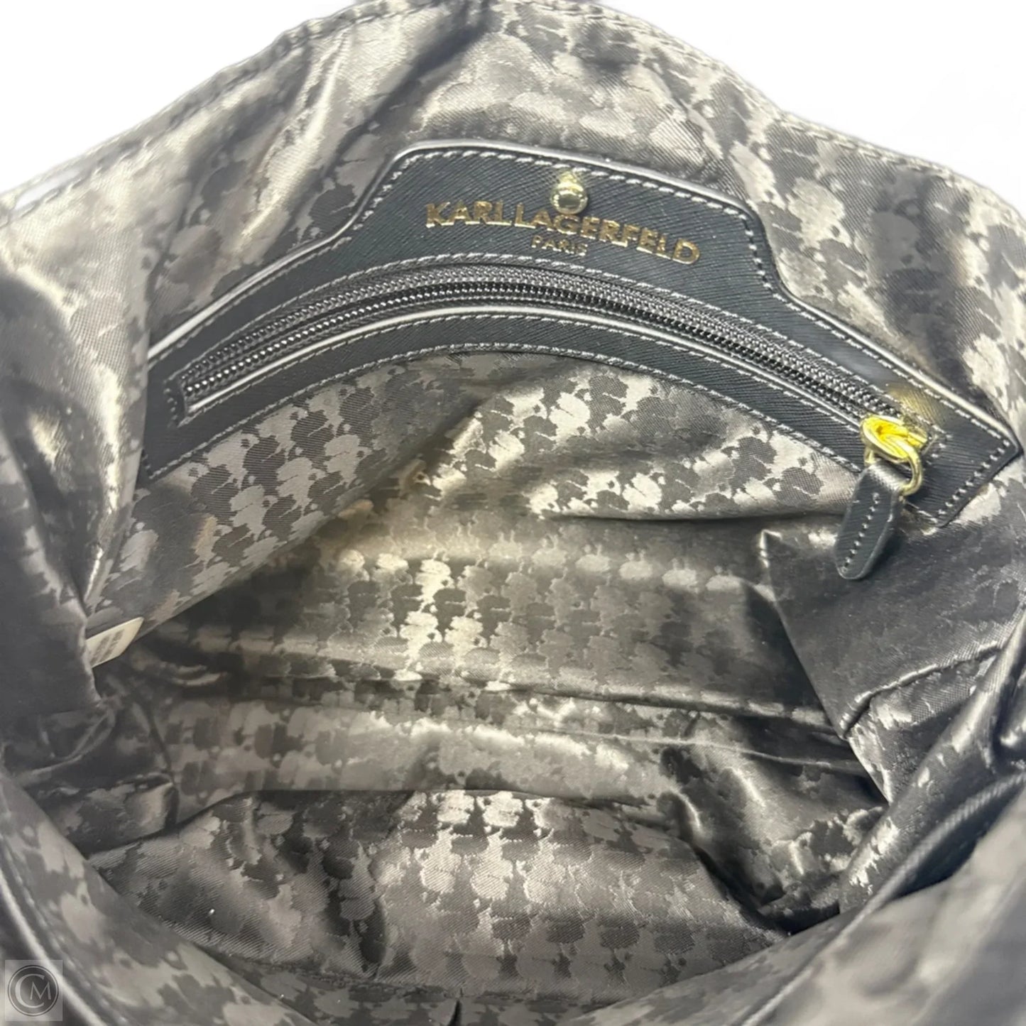 Cara Messenger Bag Designer By Karl Lagerfeld, Size: Medium