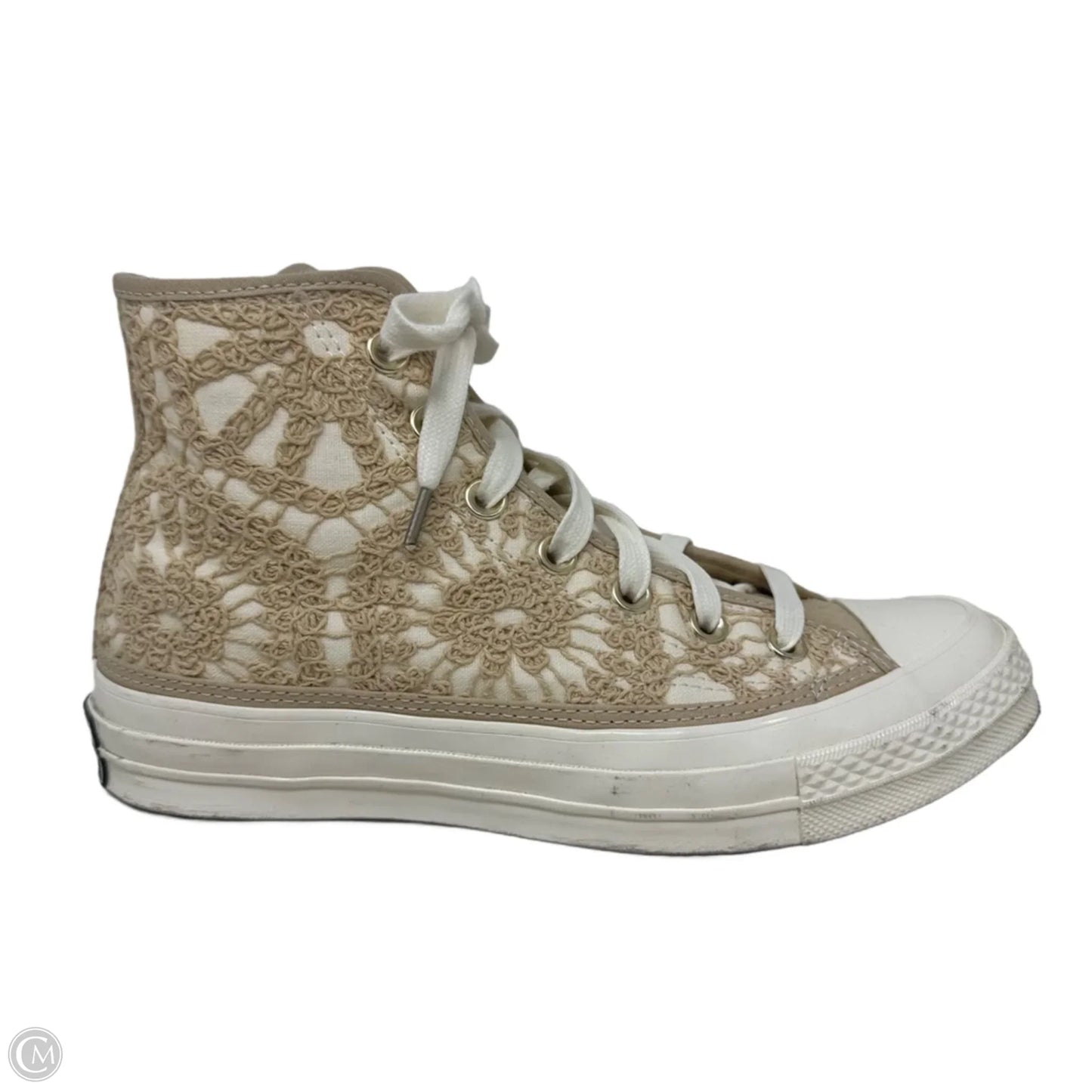 Daisy Cord Sneakers By Converse In Cream & Tan, Size: 7.5