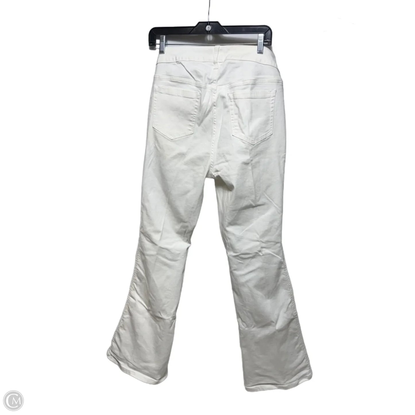 Flare Super Soft Mid-Rise Jeans By Torrid In White, Size: 12