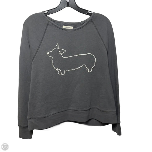 Corgi Sweatshirt Crewneck By Madewell In Grey, Size: M