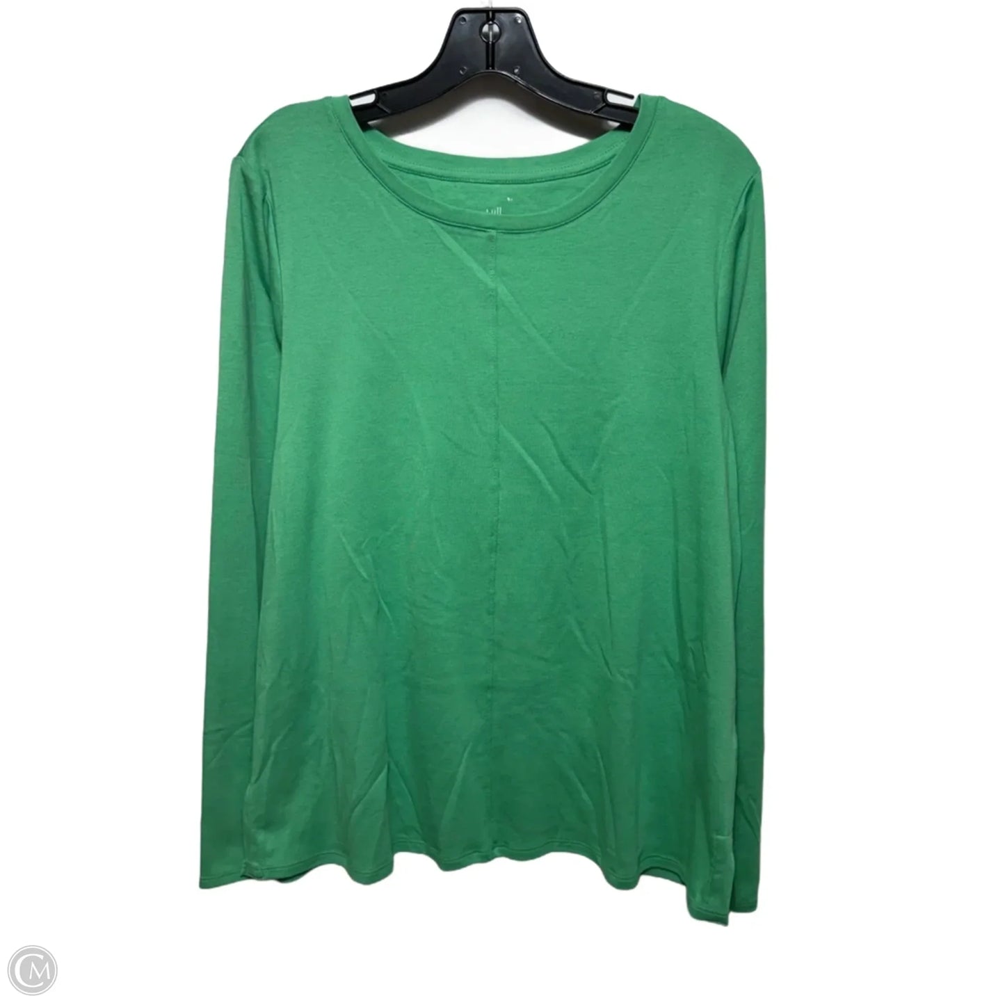 Top Long Sleeve By J. Jill In Green Jade, Size: L