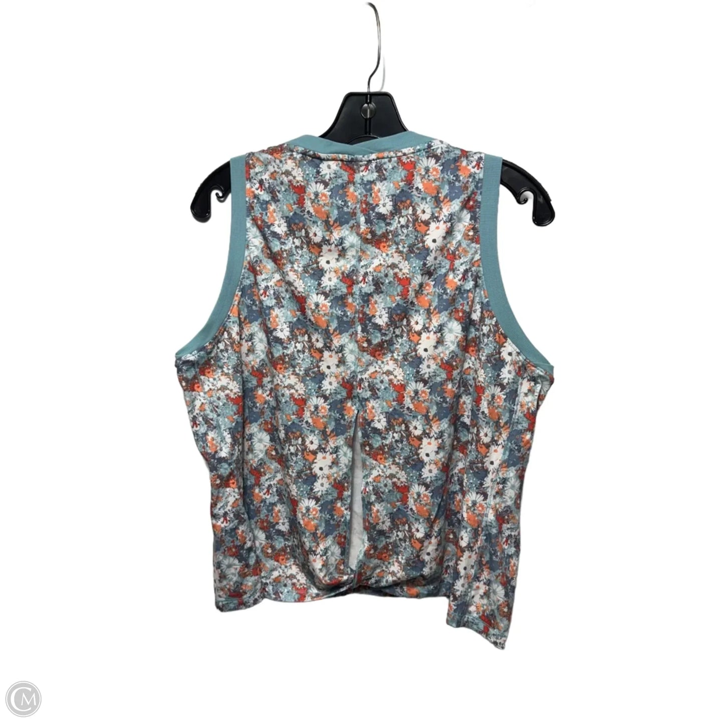 Athletic Top Short Sleeve By The North Face In Floral Print, Size: Xl