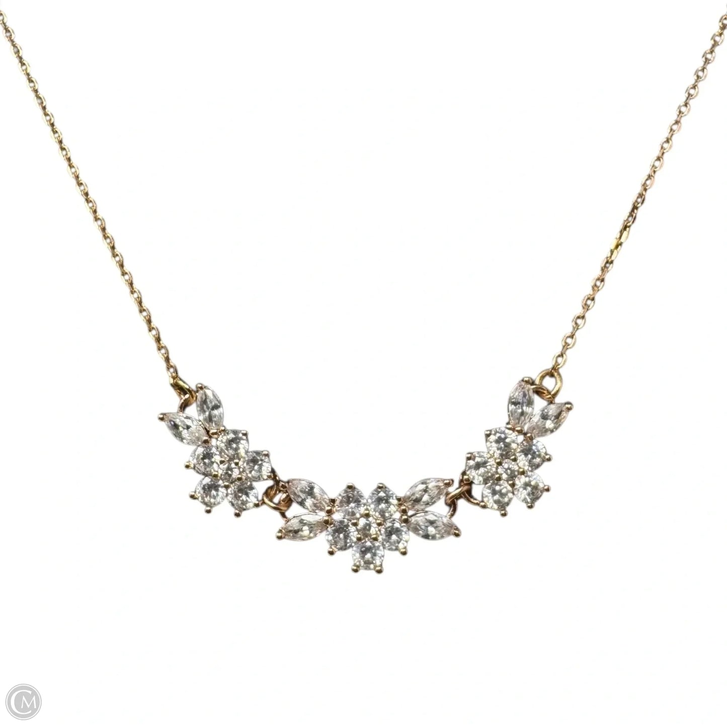 Crystal Flowers Necklace Designer By Kate Spade