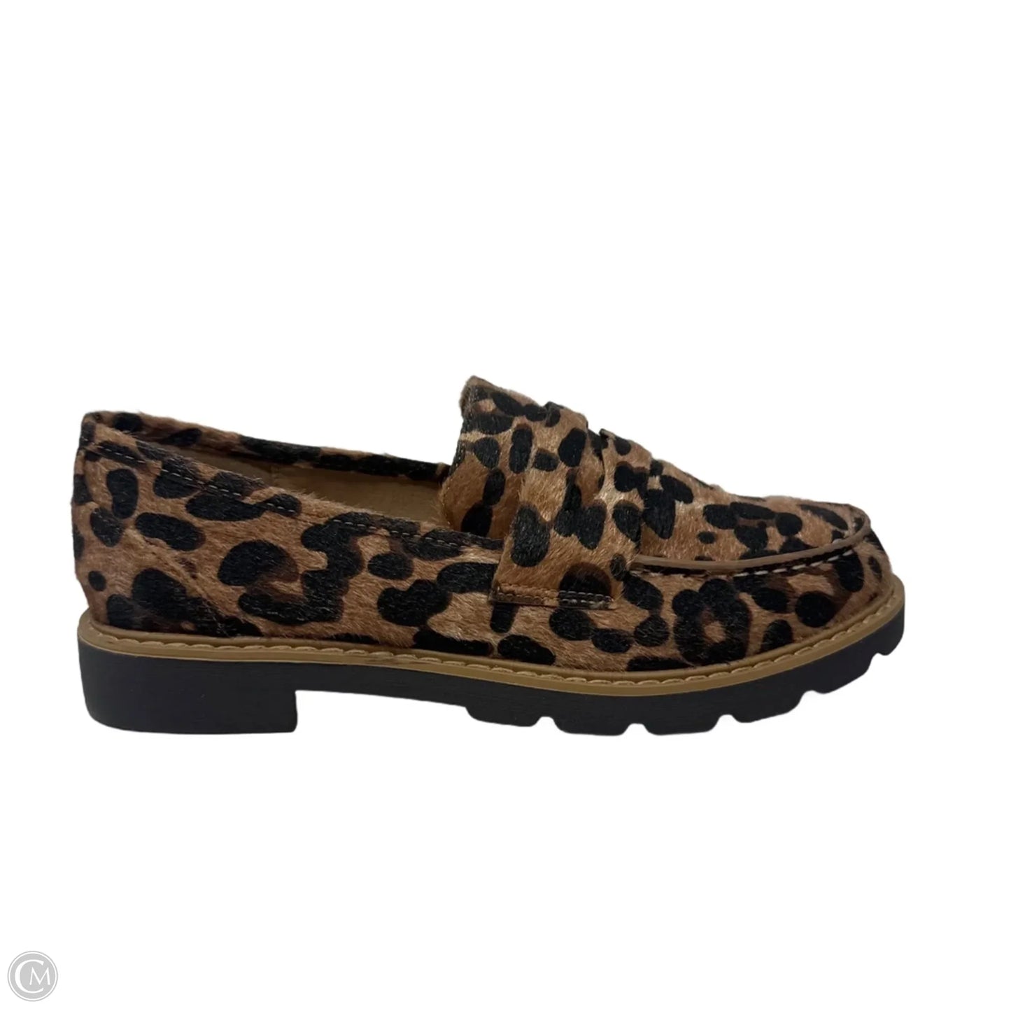 Leopard Loafers Shoes Flats By Taryn Rose Shoes In Animal Print, Size: 7