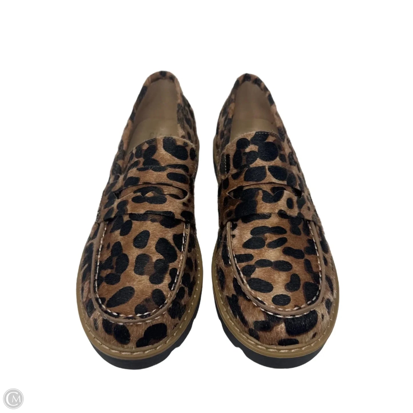 Leopard Loafers Shoes Flats By Taryn Rose Shoes In Animal Print, Size: 7