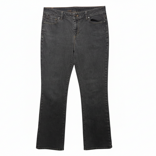 Jeans Boot Cut By Talbots In Black, Size: 10