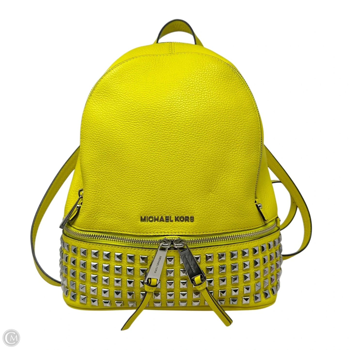 Rhea Studded Backpack Designer By Michael Kors, Size: Large