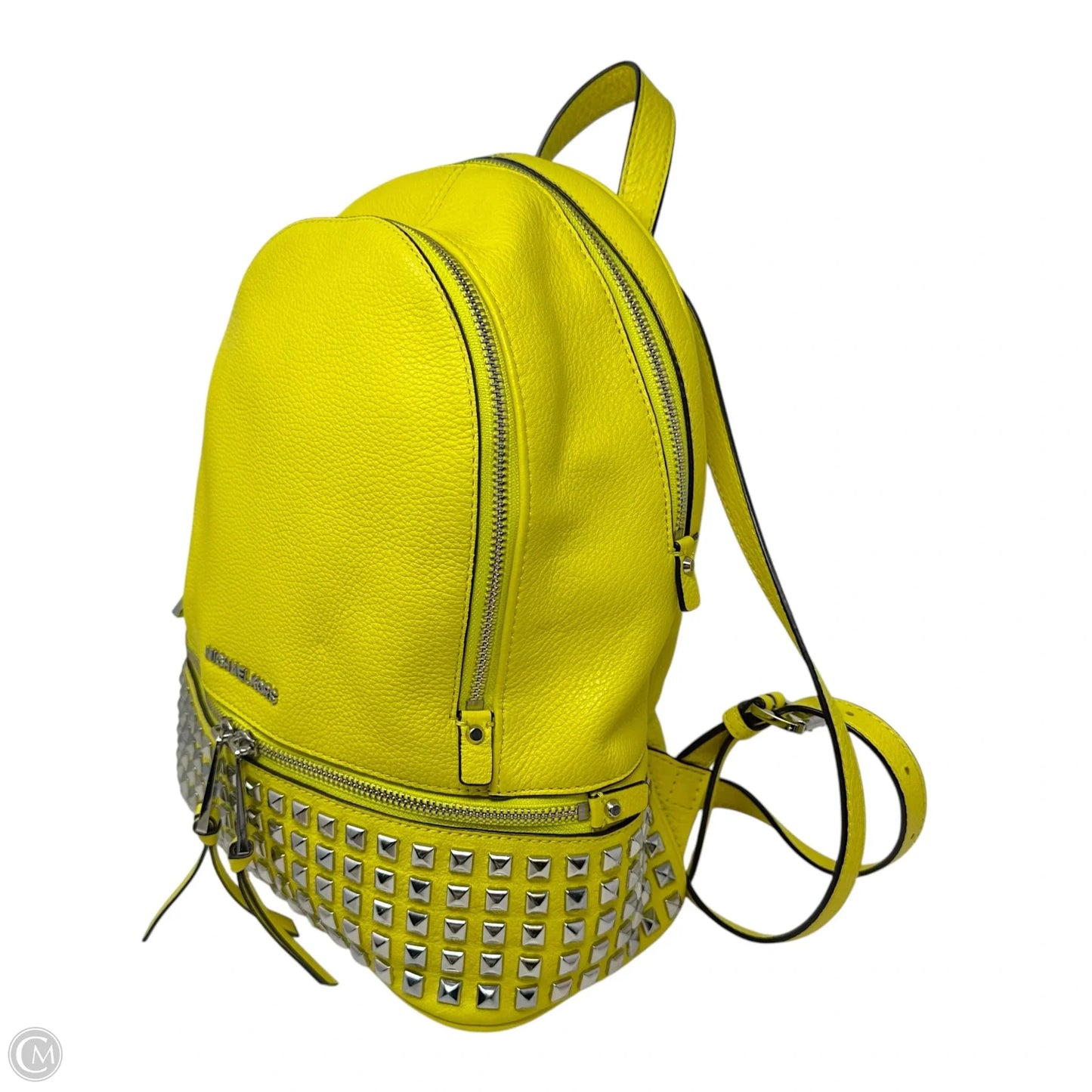 Rhea Studded Backpack Designer By Michael Kors, Size: Large