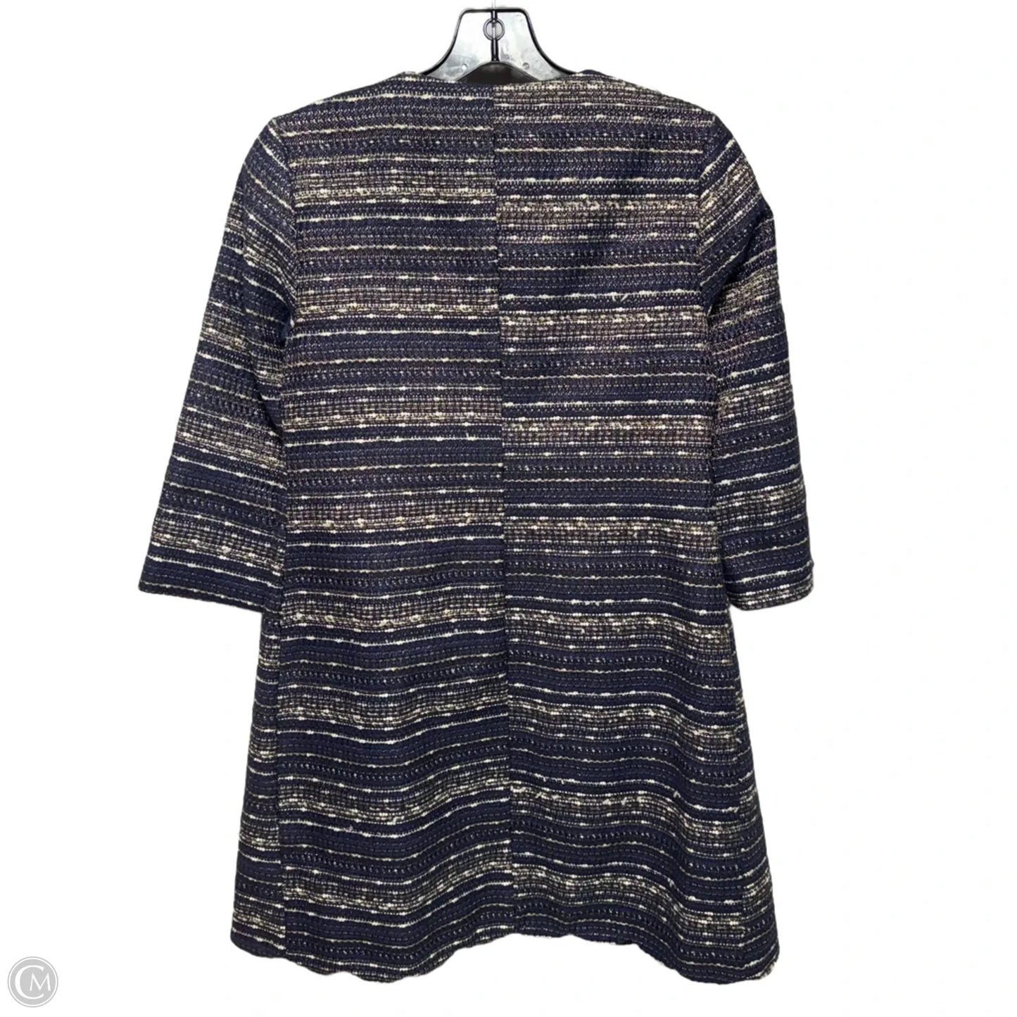 Harris Coat Designer By Lilly Pulitzer In Blue & Gold, Size: S