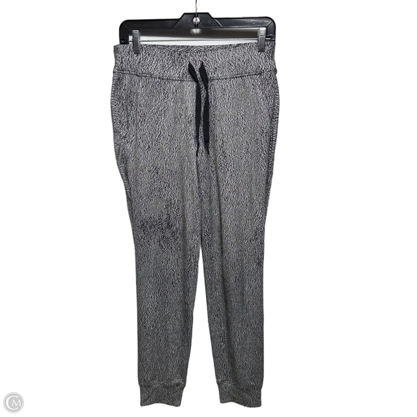 Athletic Pants By Lululemon In Black & White, Size: 6