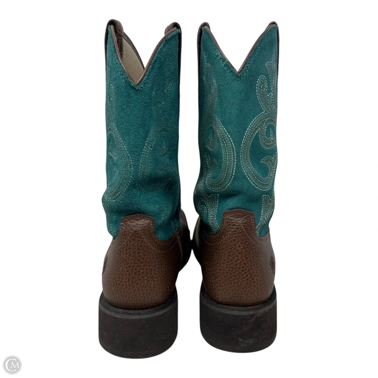 Prim Rose Western Boot By Ariat In Blue & Brown, Size: 7C