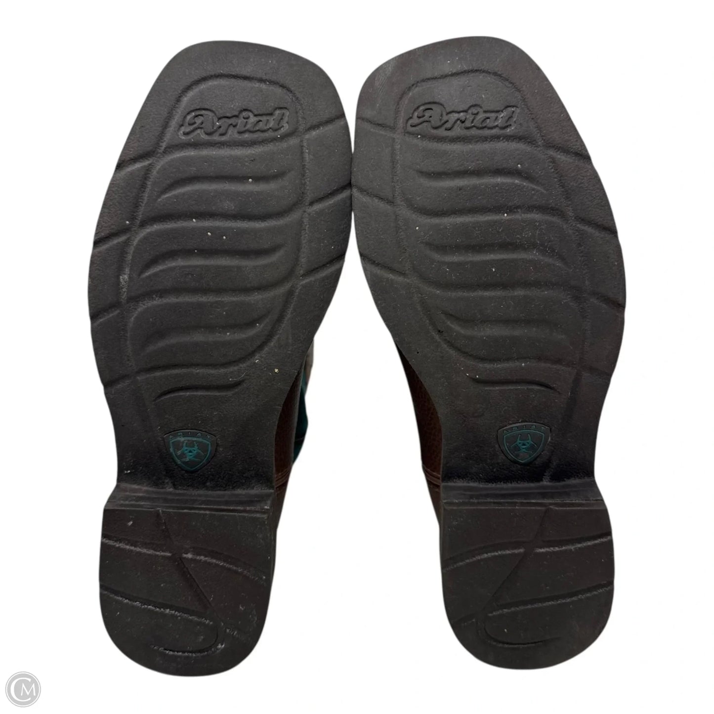 Prim Rose Western Boot By Ariat In Blue & Brown, Size: 7C