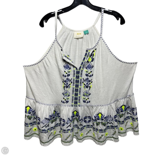 Top Sleeveless By Maeve In Multi, Size: 2x