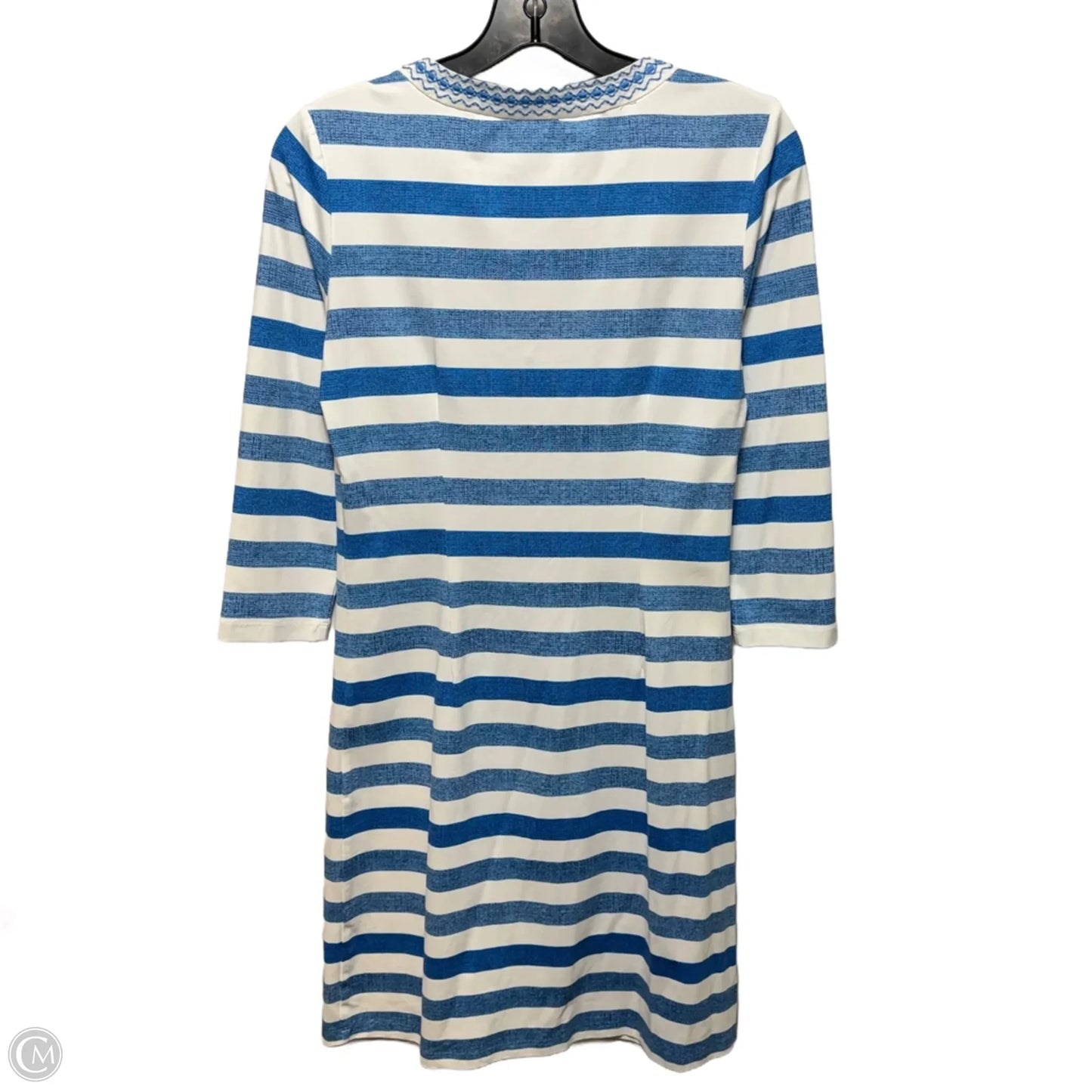 Dress Casual Short By J Mclaughlin In Blue & White, Size: Xs