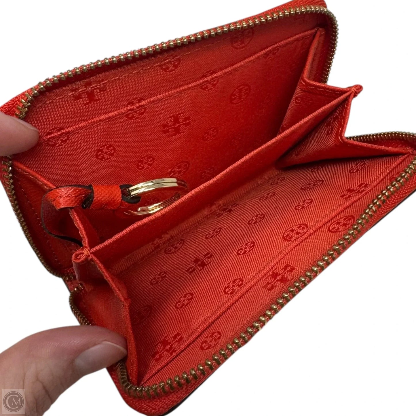 Emerson Mini Zip Around Wallet Designer By Tory Burch, Size: Small