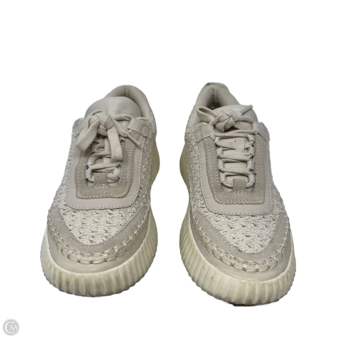Crochet Platform Shoes Sneakers By Dolce Vita In Cream, Size: 7