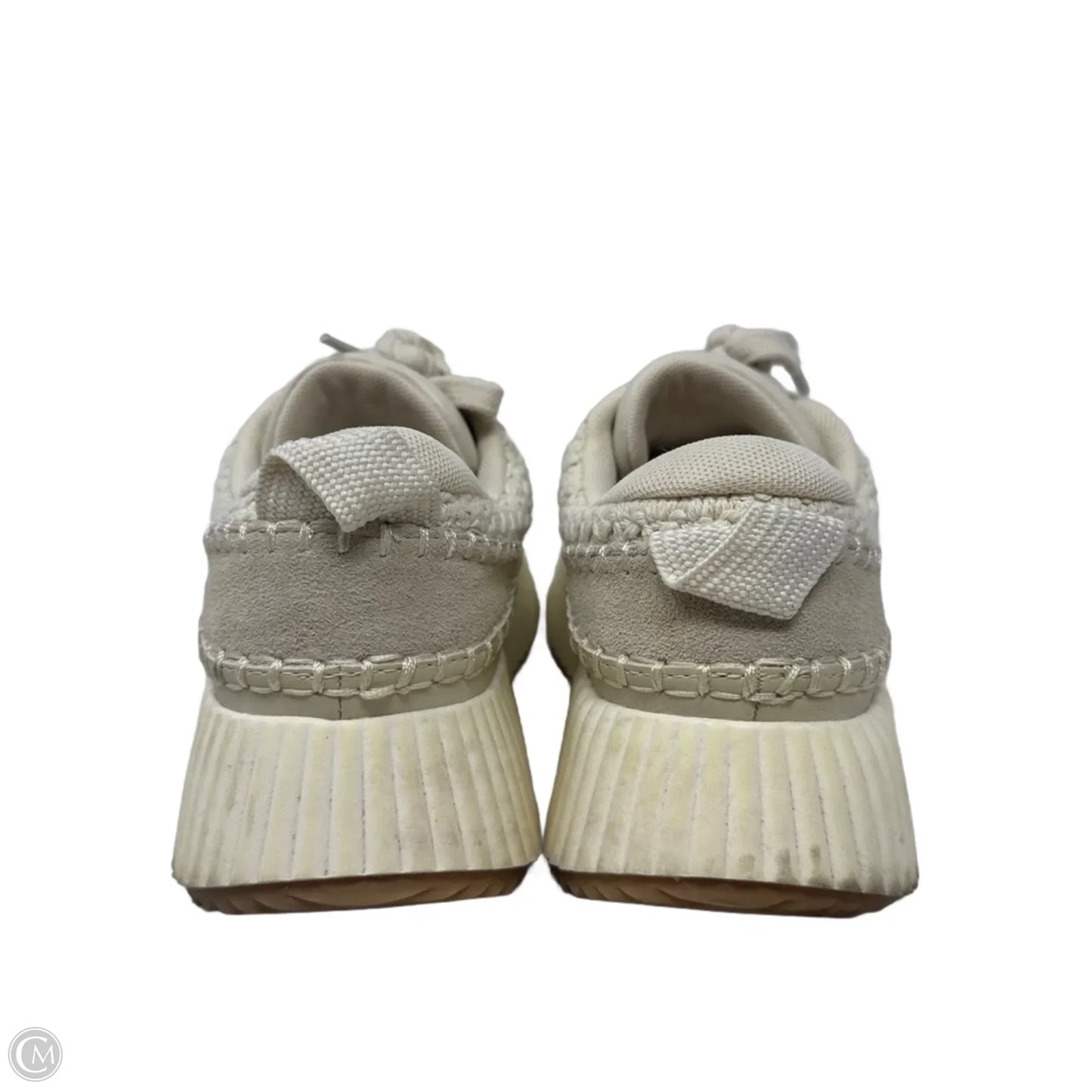 Crochet Platform Shoes Sneakers By Dolce Vita In Cream, Size: 7