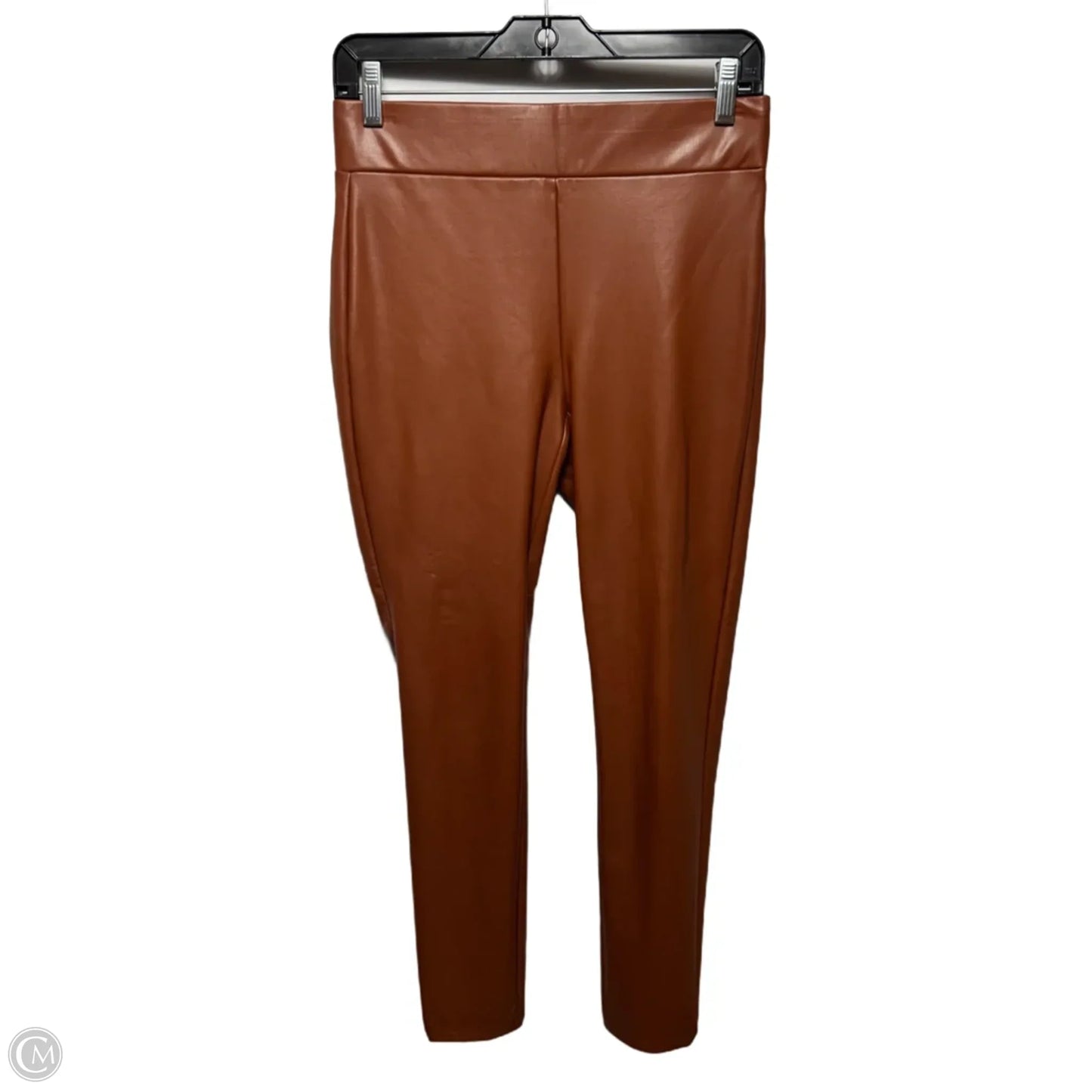 Faux Leather Leggings By Loft In Orange, Size: Sp