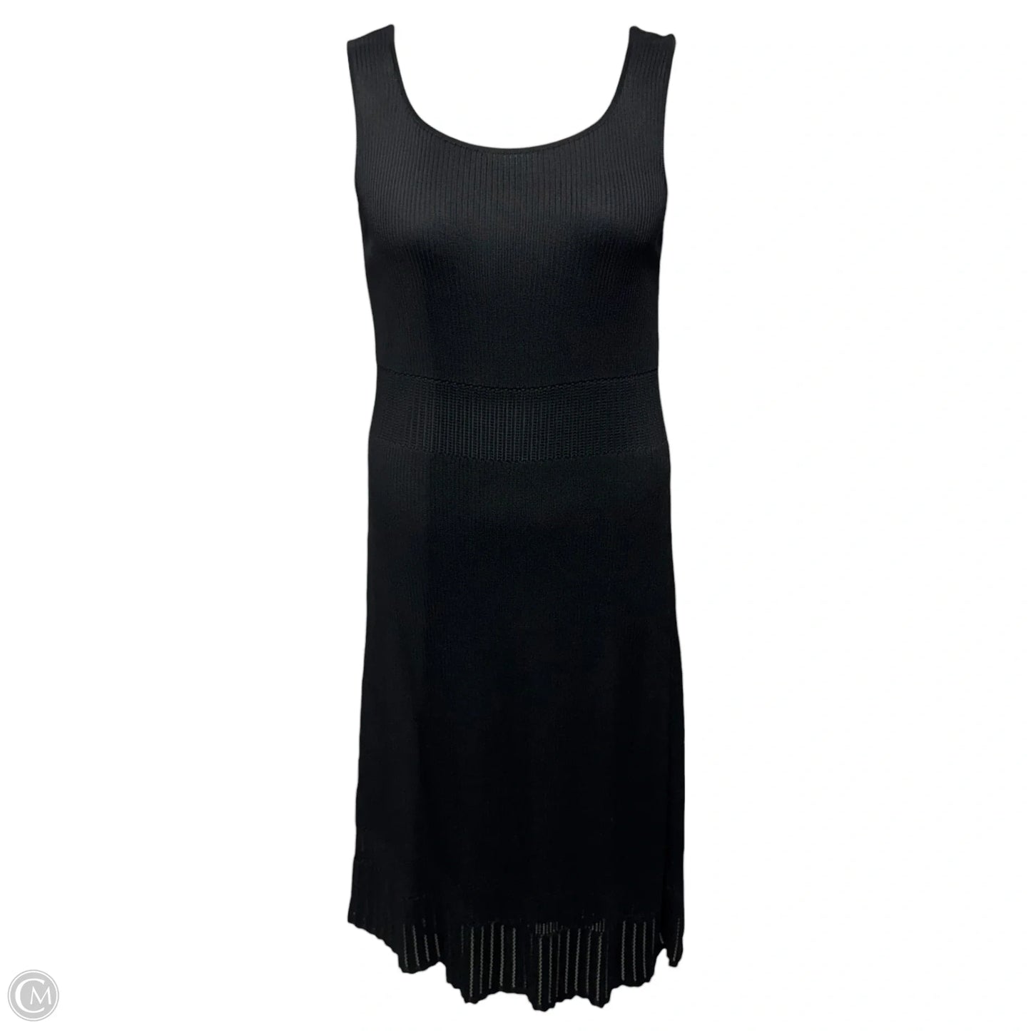 Knit Tank Dress Designer By Escada In Black, Size: 10