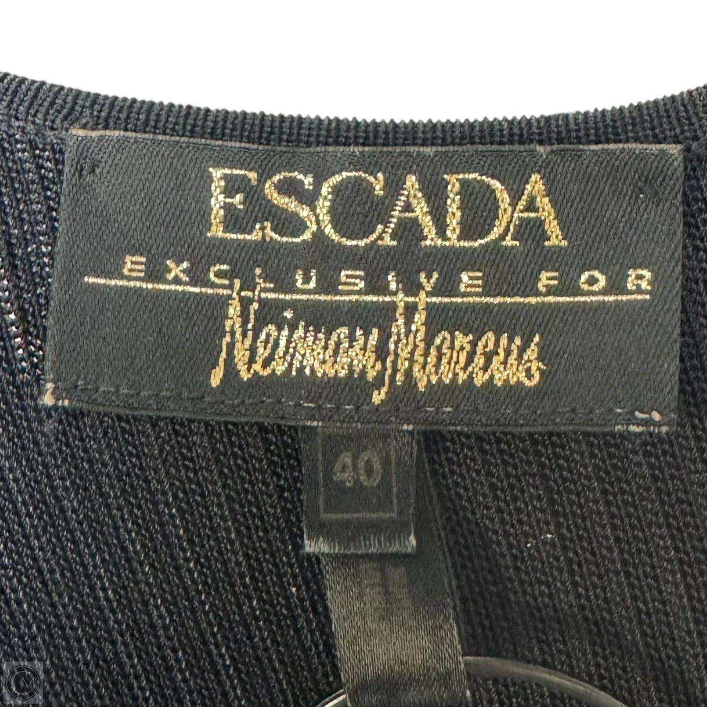 Knit Tank Dress Designer By Escada In Black, Size: 10