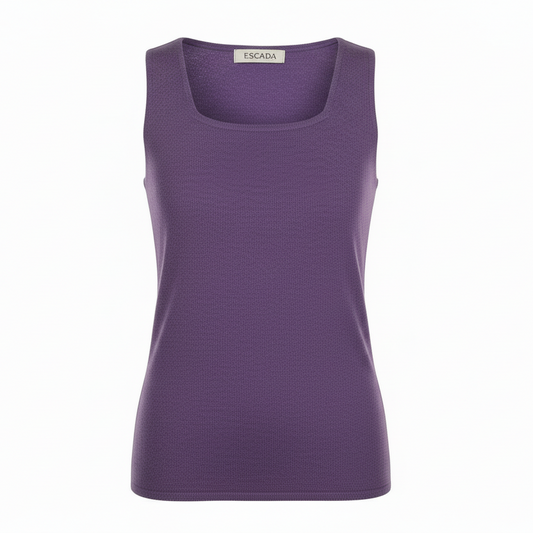 Sweater Designer By Escada In Purple, Size: 10