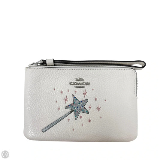 Limited Edition Wizard of Oz Wand Corner Zip Wristlet Designer By Coach, Size: Small