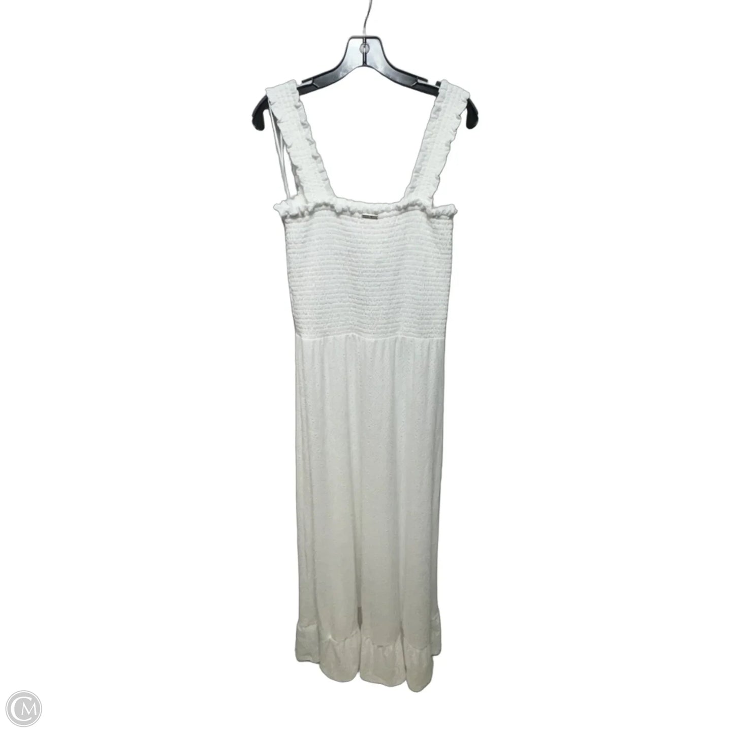 Dress Casual Maxi By Michael By Michael Kors In White, Size: L