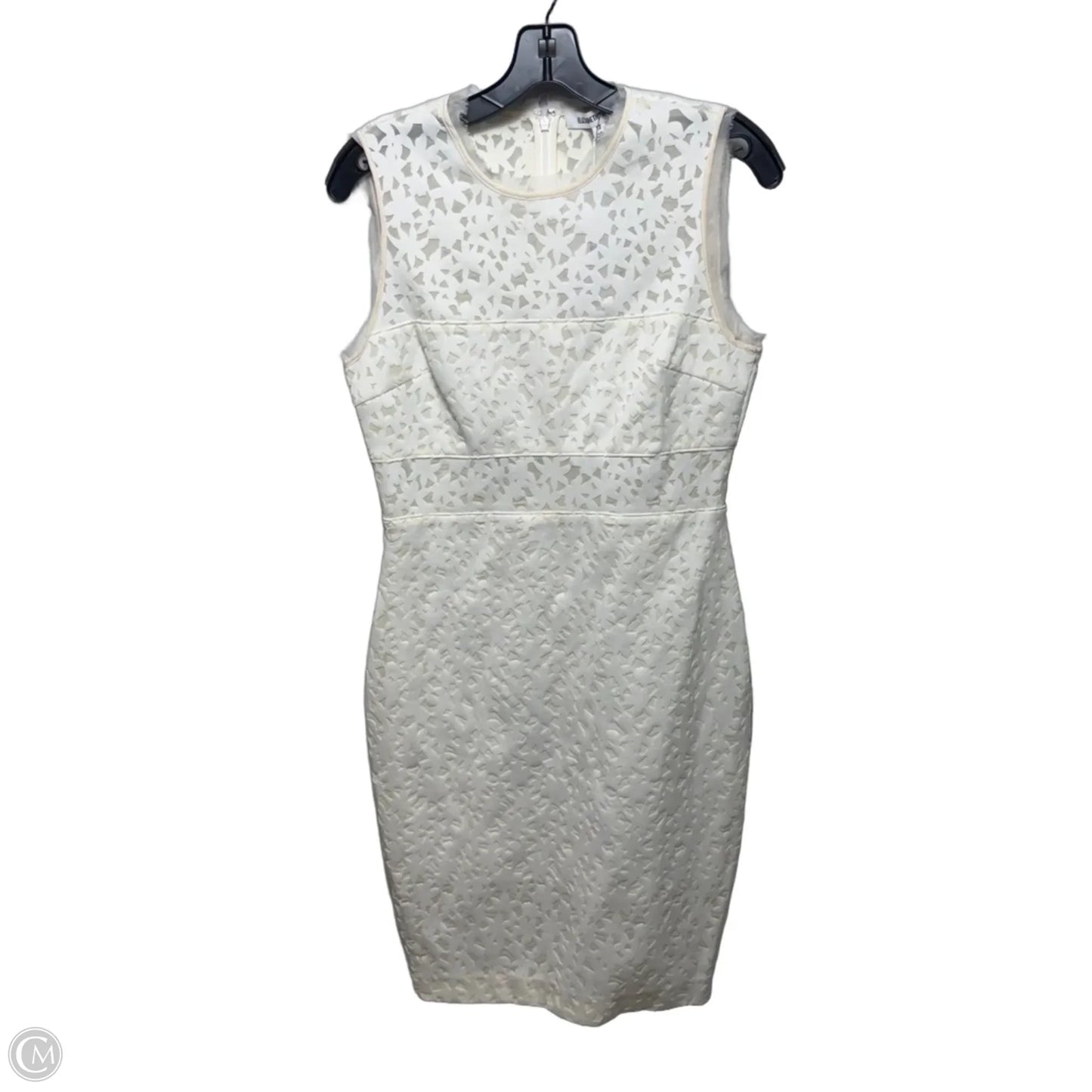 Levine Lace & Mesh Sheath Cocktail Dress By Elizabeth And James In Ivory, Size: 12