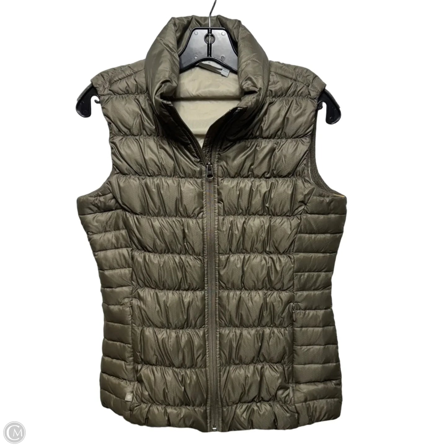Goose Down Vest Puffer & Quilted By Athleta In Green, Size: S