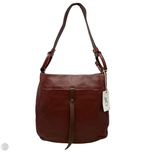 Mirage Leather Shoulder Bag By Hobo Intl, Size: Medium