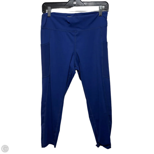 Athletic Leggings By Vie Active In Blue, Size: L