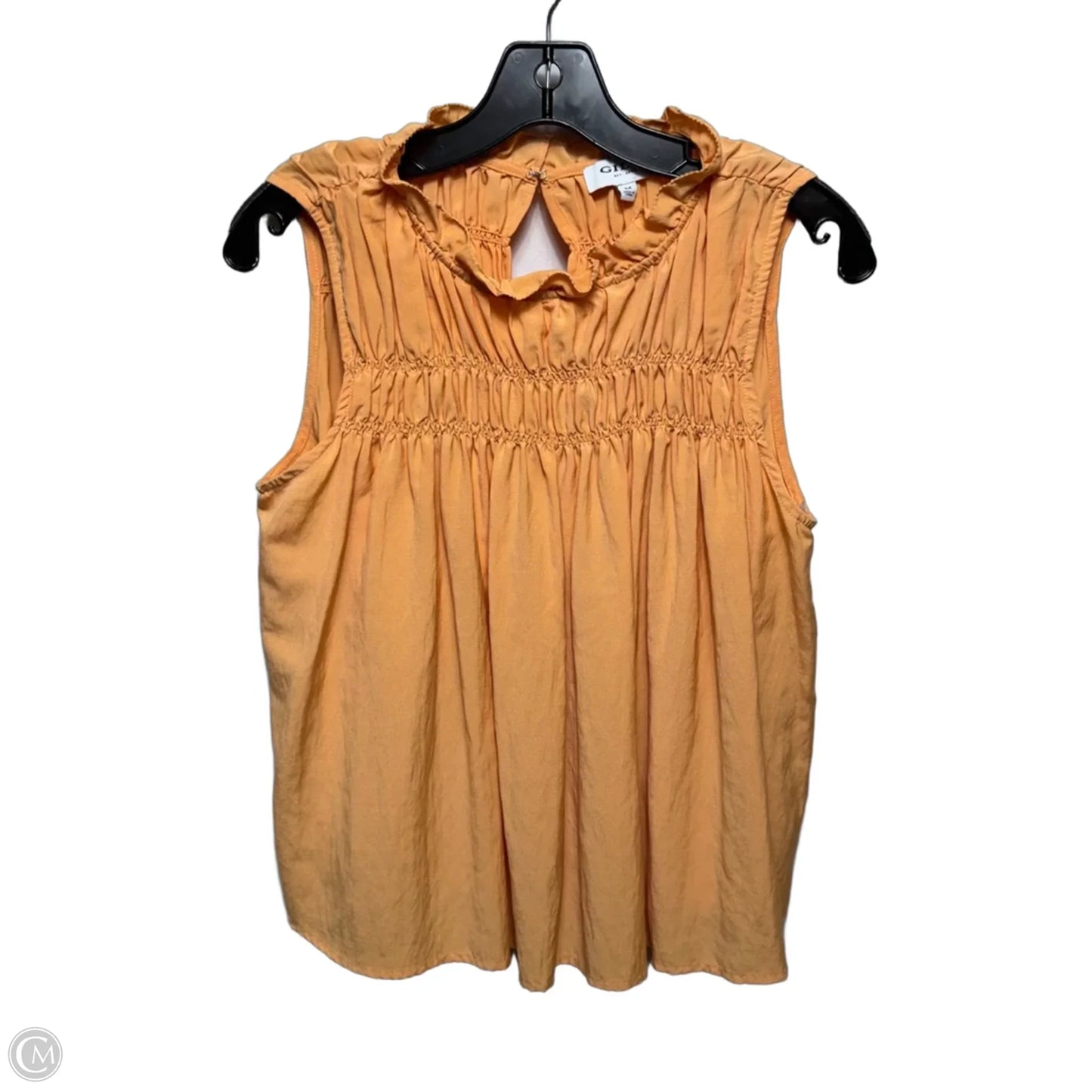 Top Sleeveless By Gilli In Orange, Size: M