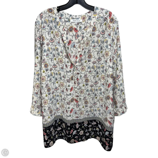 Top 3/4 Sleeve By Rose And Olive In Floral Print, Size: 2x