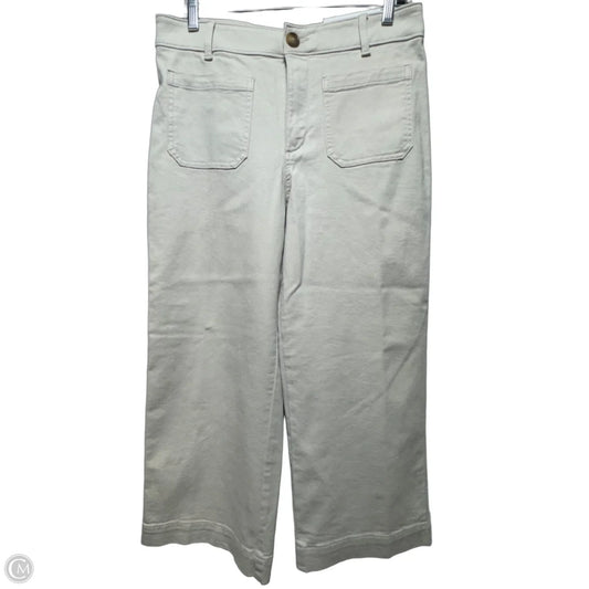 Pants Wide Leg By Loft In Beige, Size: 8